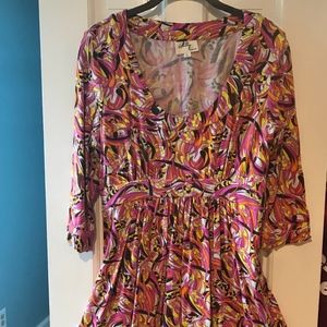 Milly 70's print - cotton mini dress